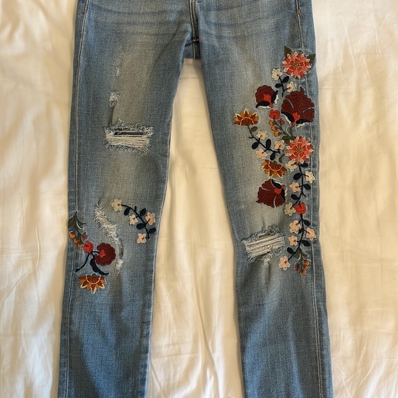 Abercrombie Embroidered Jeans - Picture 2 of 3